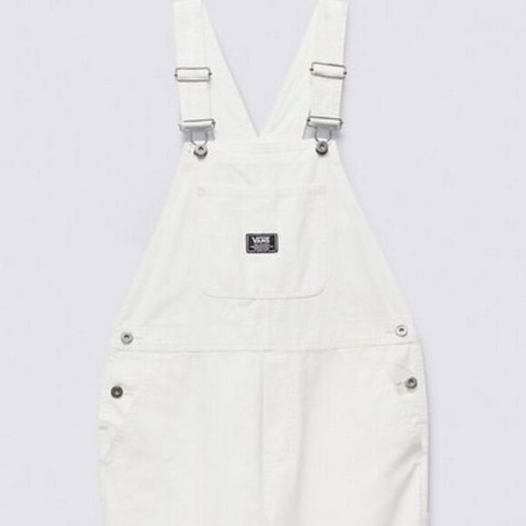 ✨ NWT - VANS "Ground Work" Overalls – Marshmallow White - Size Large✨ NOICE! - Picture 2 of 15